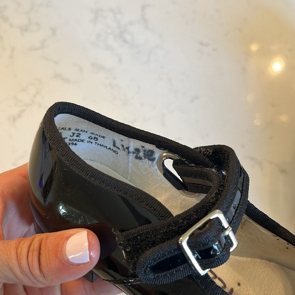 Capezio Mary Jane Patented Leather Tap Shoes - Picture 5 of 9